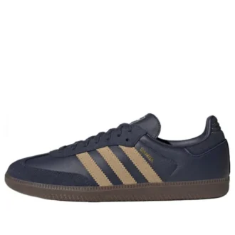 Adidas Samba “Gölge Lacivert Altın Bej Gum”