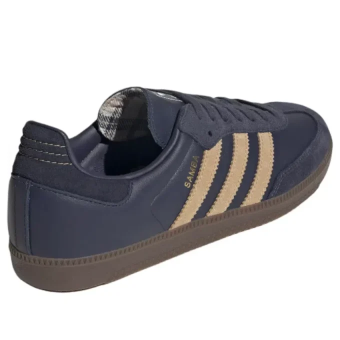 Adidas Samba “Gölge Lacivert Altın Bej Gum”