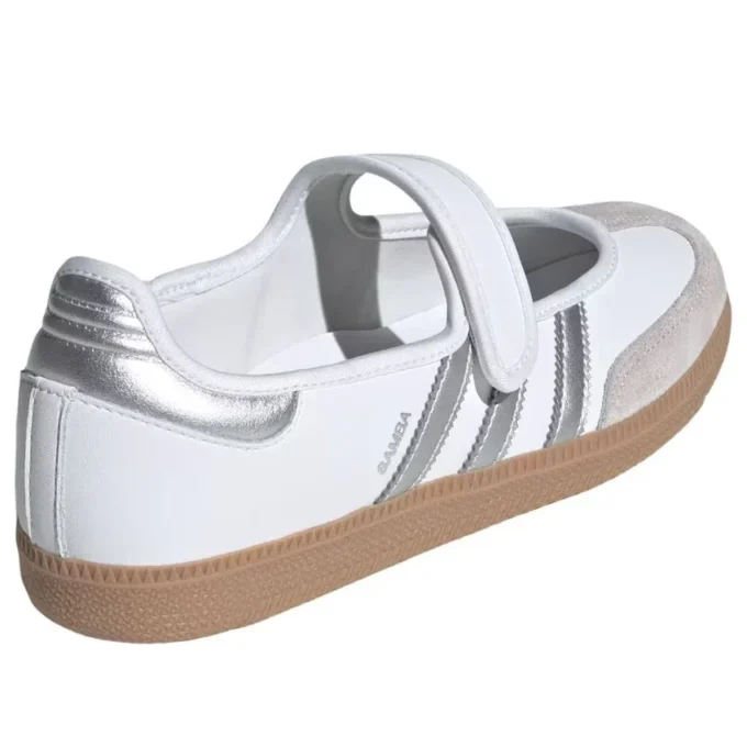 Adidas Samba Jane “Beyaz Gümüş Metalik”