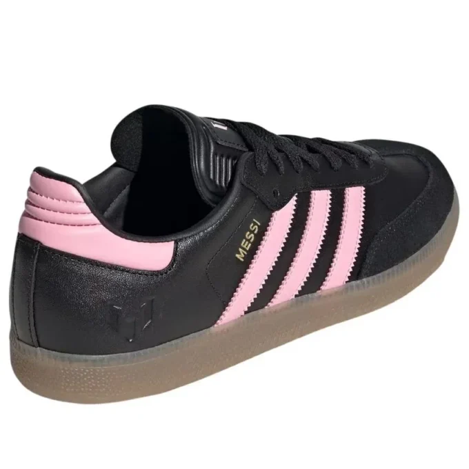 Adidas Samba Messi Indoor “Siyah Altın Metalik Sakız”