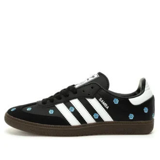 Adidas Samba OG “Açık Mavi Çiçekli Siyah”