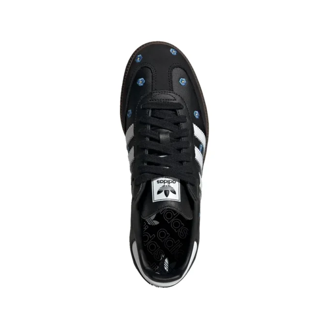 Adidas Samba OG “Açık Mavi Çiçekli Siyah”