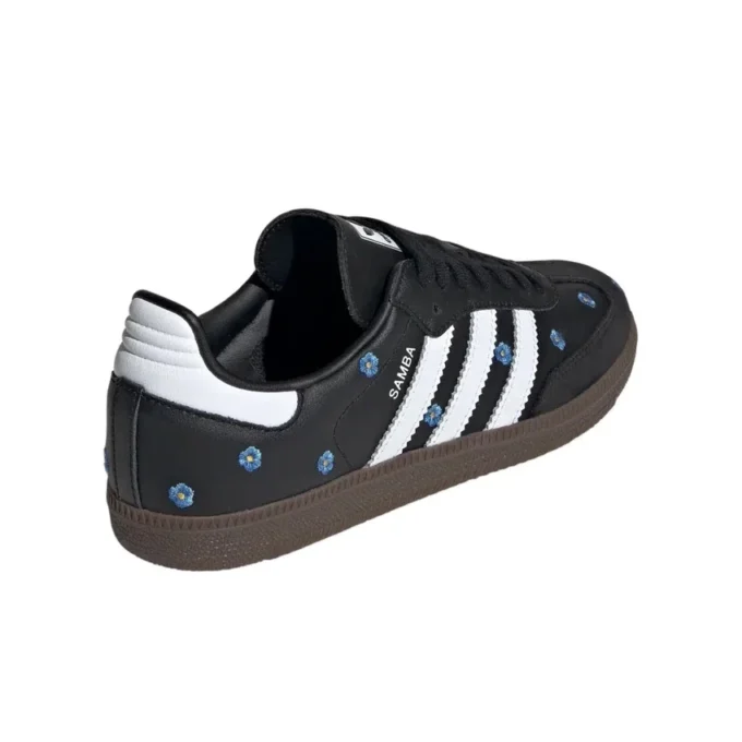 Adidas Samba OG “Açık Mavi Çiçekli Siyah”