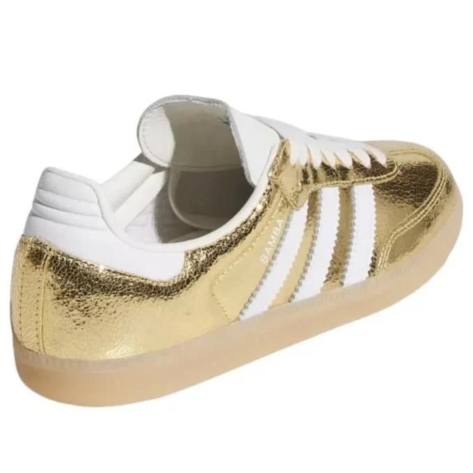 Adidas Samba OG “Altın Metalik Çatlak Deri”