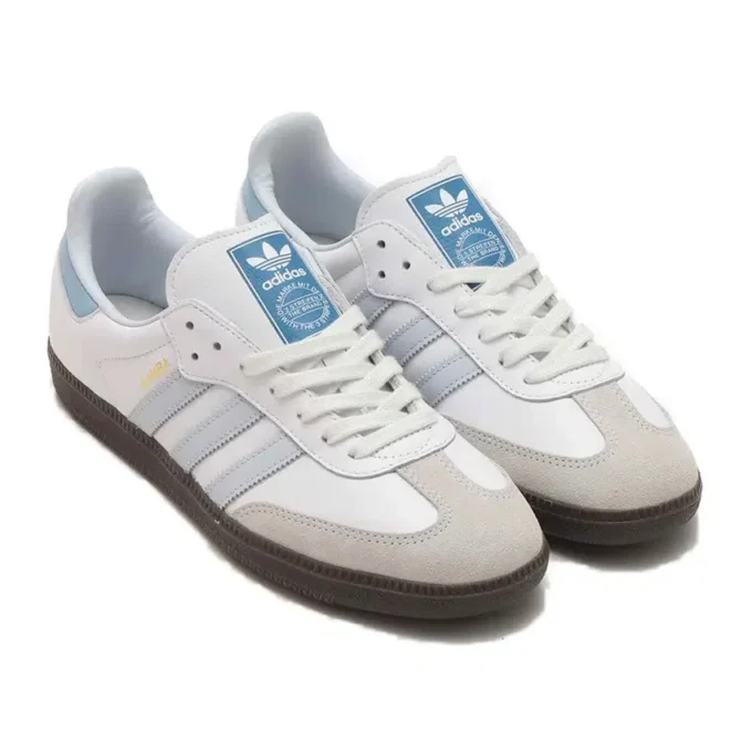 Adidas Samba OG “Beyaz Halo Mavi Gum”