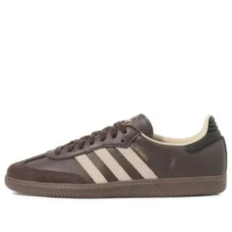 Adidas Samba OG “Koyu Kahverengi Bej Kauçuk”
