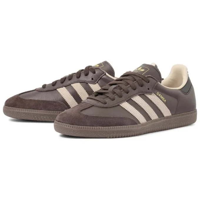 Adidas Samba OG “Koyu Kahverengi Bej Kauçuk”