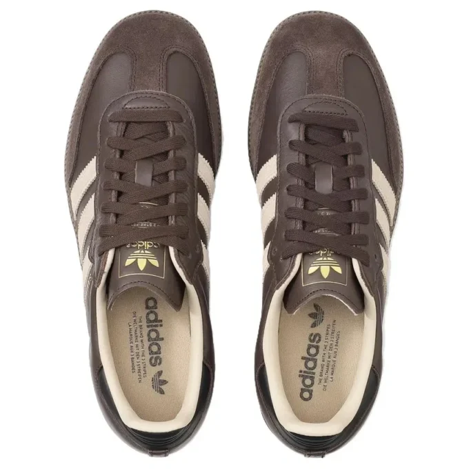 Adidas Samba OG “Koyu Kahverengi Bej Kauçuk”
