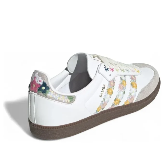 Adidas Samba OG Satin “Floral Cloud White Clear Granite”