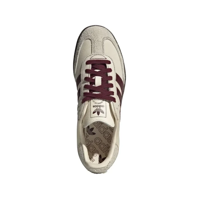Adidas Samba OG “Wonder White Maroon”