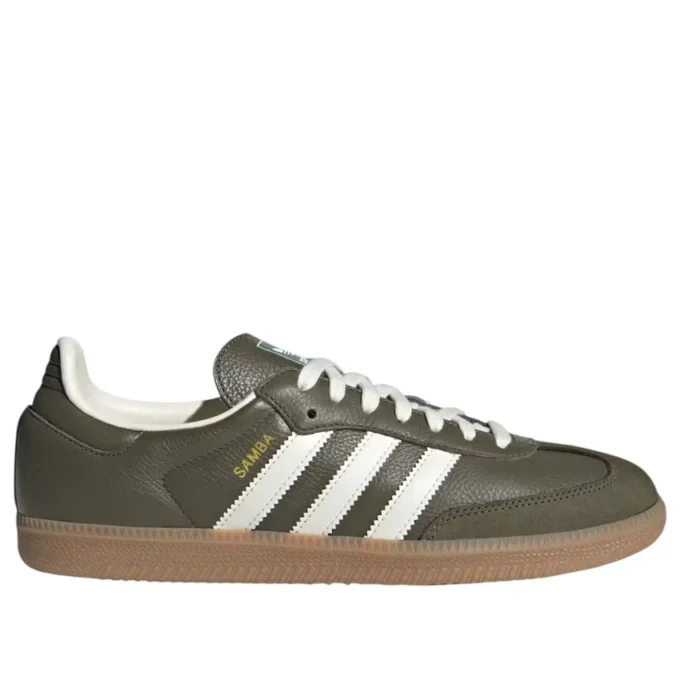 Adidas Samba “Orta Koyu Haki/Krem Beyaz”