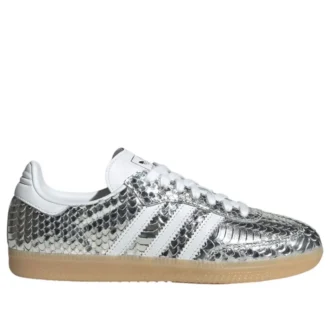 Adidas Samba Patent Yılan Derisi “Gümüş Metalik”