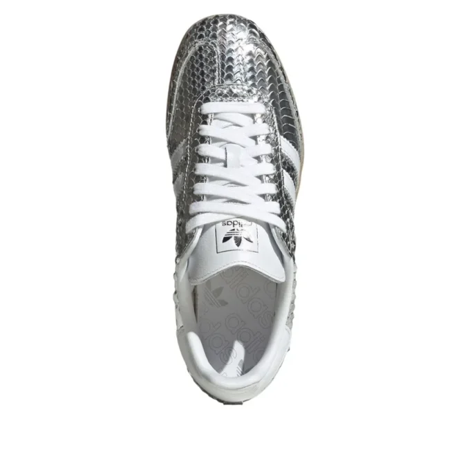 Adidas Samba Patent Yılan Derisi “Gümüş Metalik”