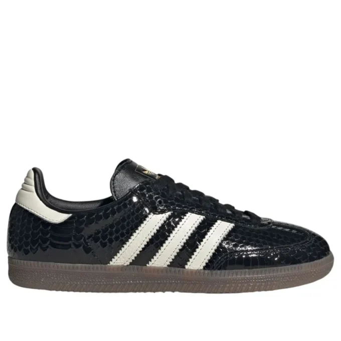 Adidas Samba Patent Yılan Derisi “Siyah/Beyaz”