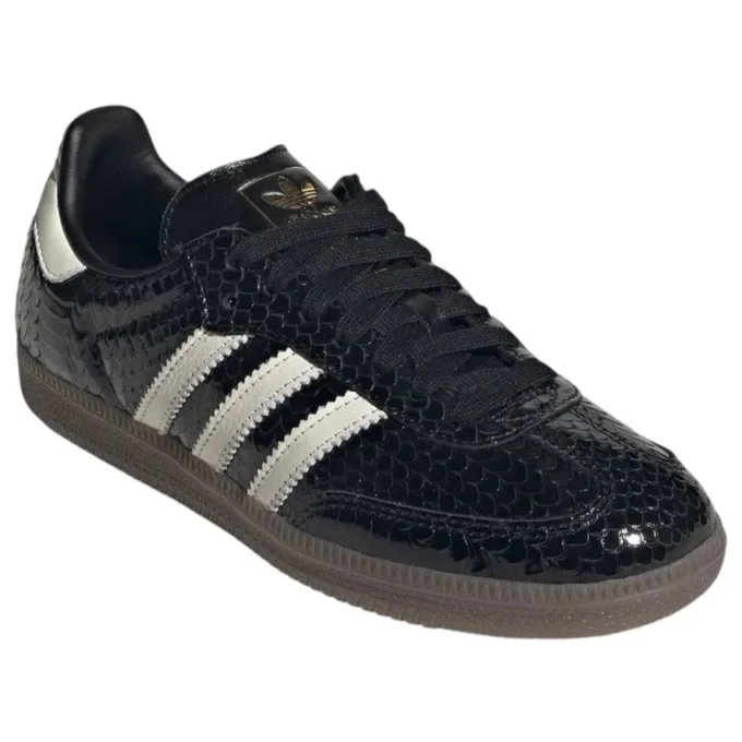 Adidas Samba Patent Yılan Derisi “Siyah/Beyaz”