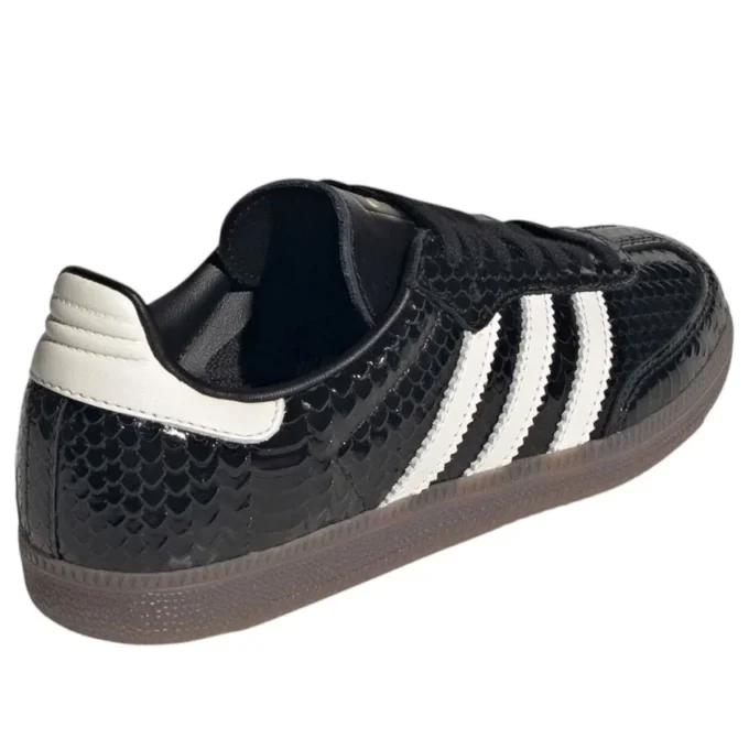 Adidas Samba Patent Yılan Derisi “Siyah/Beyaz”