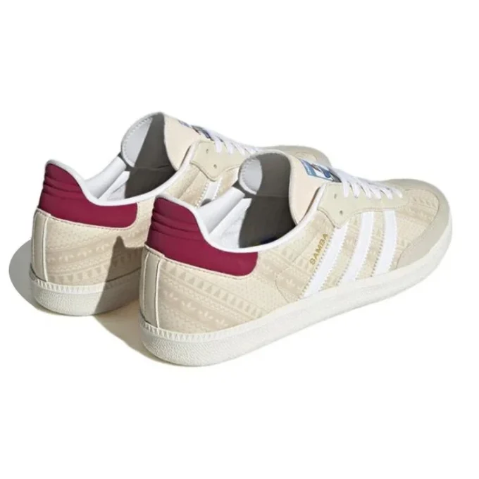 Adidas Samba “Wonder White Legacy Burgundy”