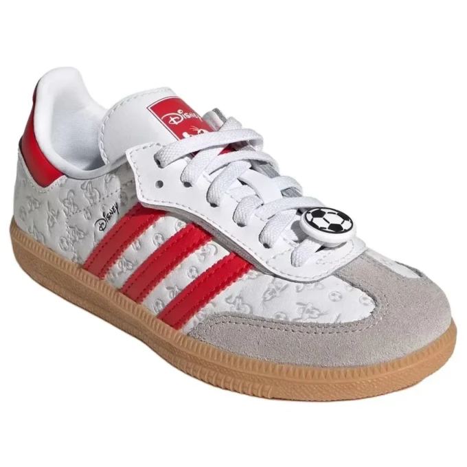 Adidas X Disney Samba OG Comfort Elastic Lace “Beyaz Better Scarlet”