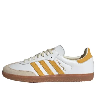 Adidas X Sporty & Rich Samba OG “White Bold Gold”