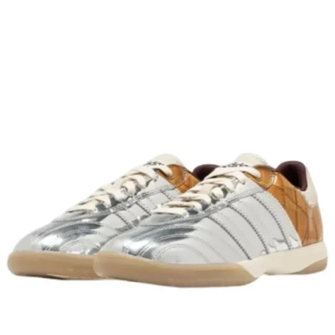 Adidas X Wales Bonner Samba Millennium “Silver Metallic Yellow Croc”